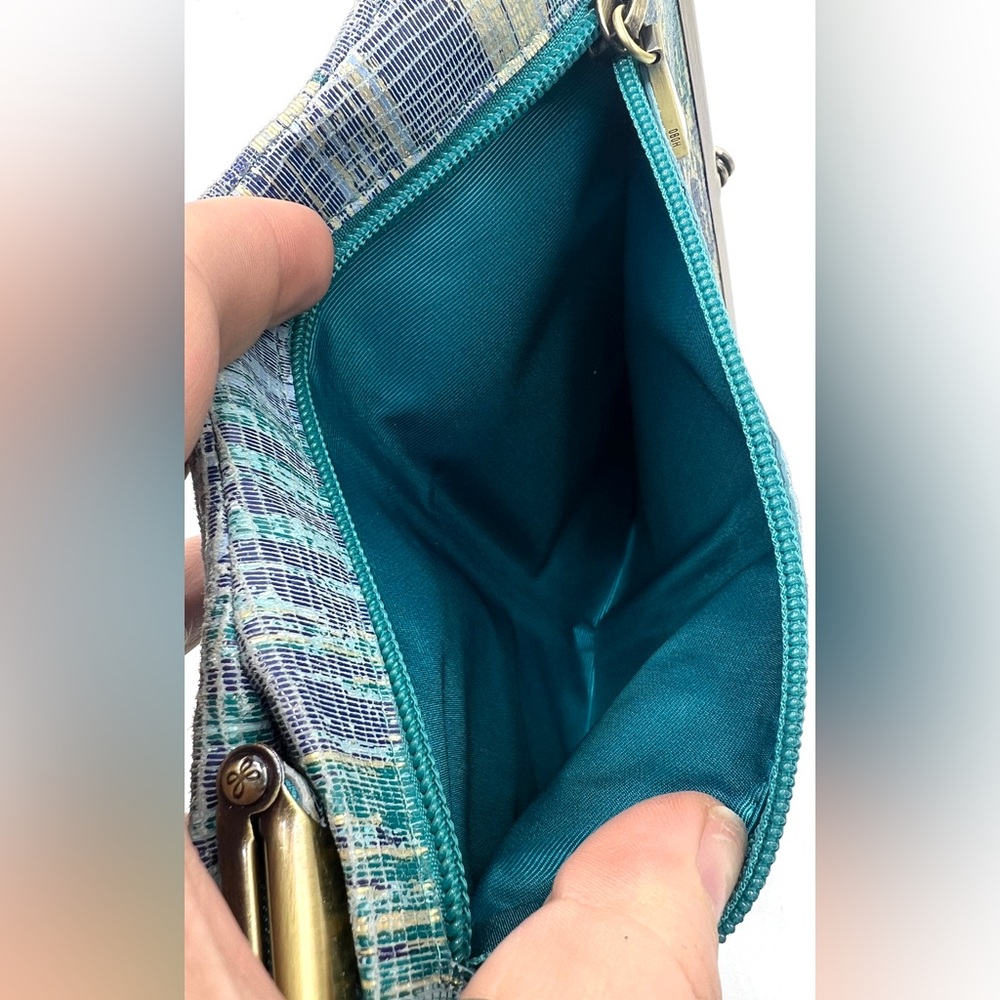 HOBO Blue and Green Wallet - Picture 11 of 13